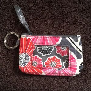 Vera Bradley Iconic Zip ID case CHERRY BLOSSOMS